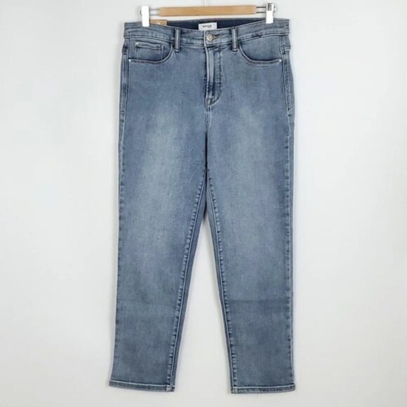 Kensie Jeans Women's Mid Rise Straight Leg Jeans Light Denim Blue  Stretch Sz 10 - Picture 1 of 14